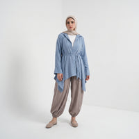 Linen Wrap Cardigan