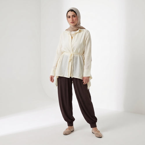 Linen Wrap Cardigan