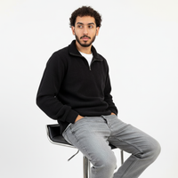 Midnight signature quarter zipper